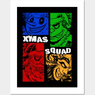 xmas squad Posters and Art